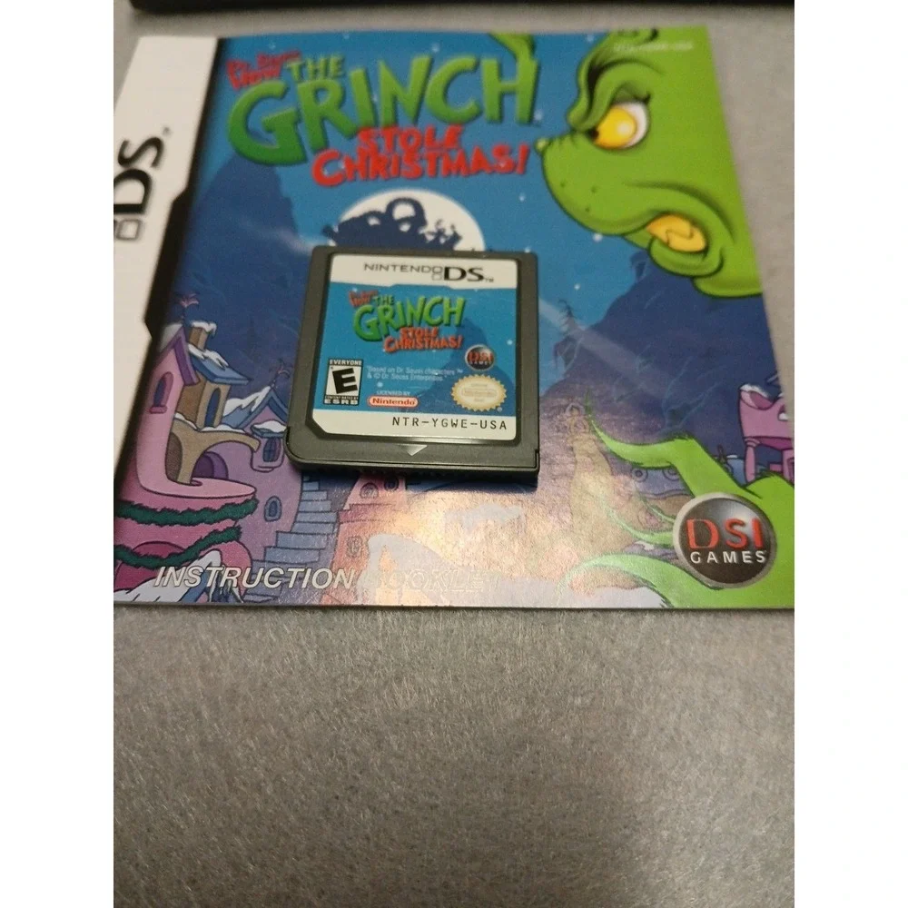 Dr. Seuss How the Grinch Stole Christmas (Nintendo DS, 2007)‎ CIB | Tested